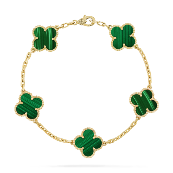 VAN CLEEF Vintage Alhambra bracelet, 5 motifs