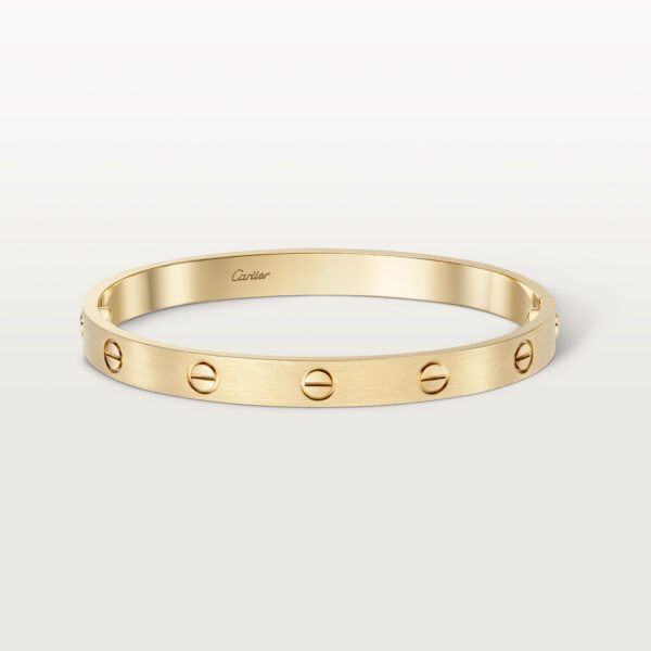 CARTIER BRUSHED LOVE BRACELET